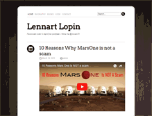 Tablet Screenshot of lennart-lopin.de